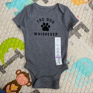 NWT The Dog Whisperer baby onesie